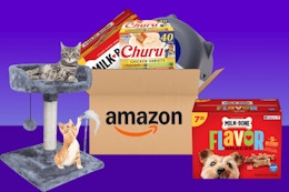 My Cart Is Full of Pet Deals: Churu, Litter Box, Milk-Bone, and More card image