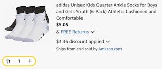 Adidas Kids Quarter Ankle Socks