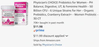 amazon-physicians-choice-probiotics-cart
