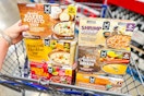 cart full of soups at sams club