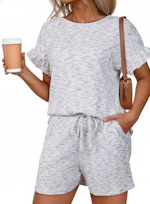 Dokotoo Women's Short Sleeve Set