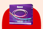 Stock photo of Roku Smart Light Strip in box