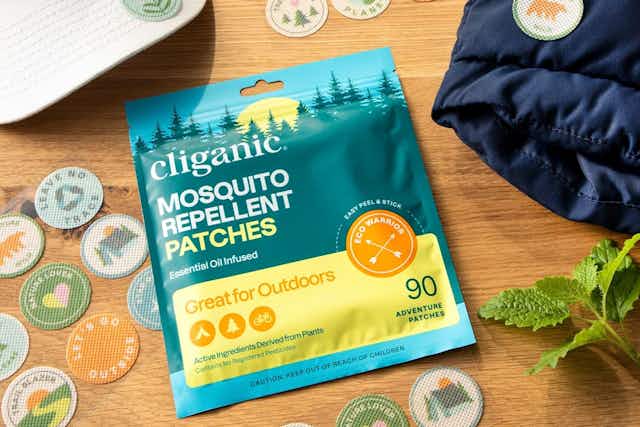 Cliganic 90-Count Mosquito Repellent Stickers, as Low as $4.94 on Amazon card image
