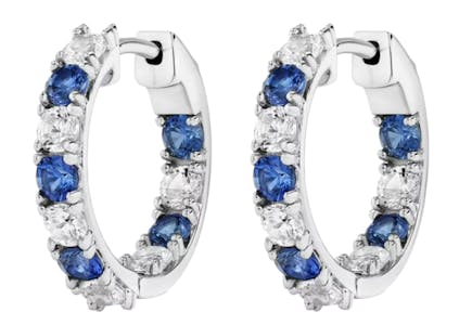 Lab-Created Gemstone Earrings