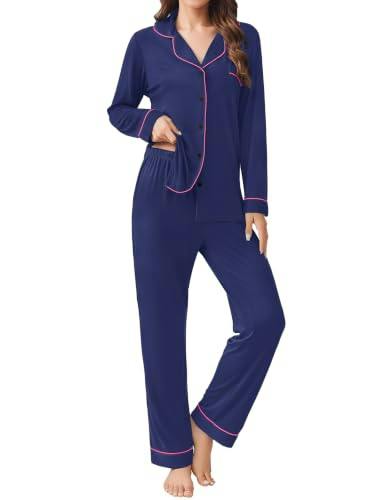 Ekouaer Women's Pajama Set