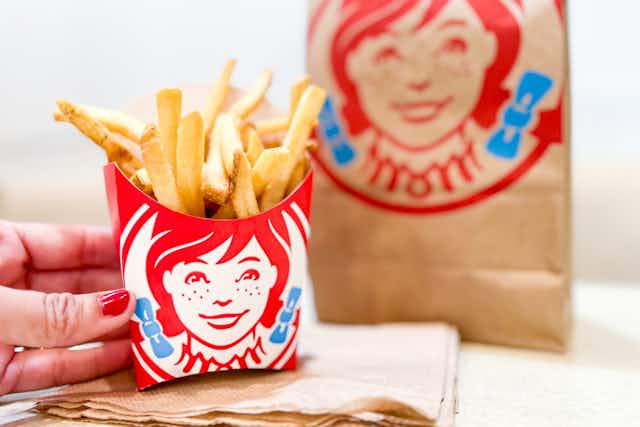 Wendy's Coupons Include Free Fries Every Friday With Purchase, $1 Deals, More card image