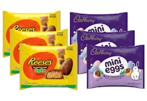 6 Large Easter Candy Bags