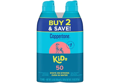 Coppertone Kids Sunscreen 2-Pack