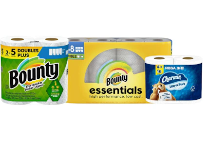 6 P&G Paper Products