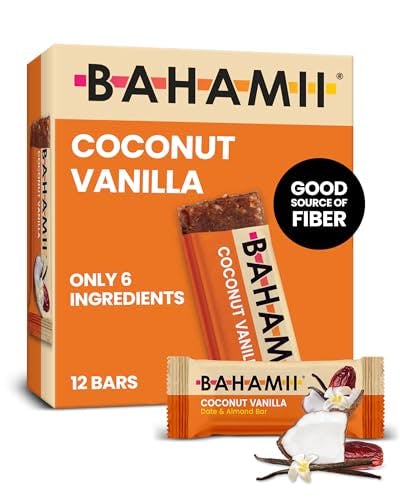 Coconut Vanilla Date Energy Bars 12-Pack