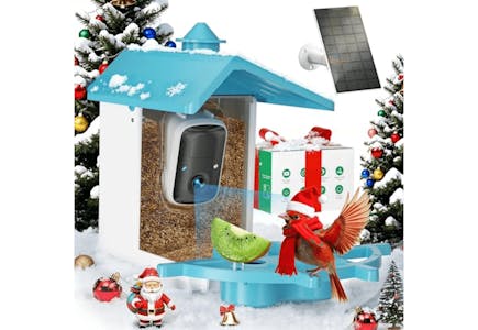 Solar Smart Bird Feeder With Camera