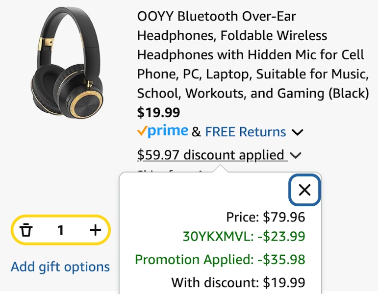 Headphones cart