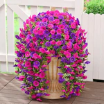 Artificial Hanging Flowers 4-Pack