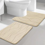 Memory Foam Bathroom Rug Set