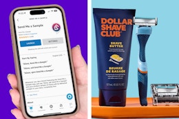 alexa send me a sample and dollar shave club offer