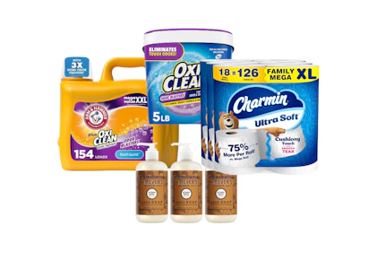 Spend $50 on Household Supplies, Save $15