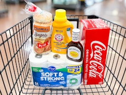 fred meyer matchup groceries in shopping cart