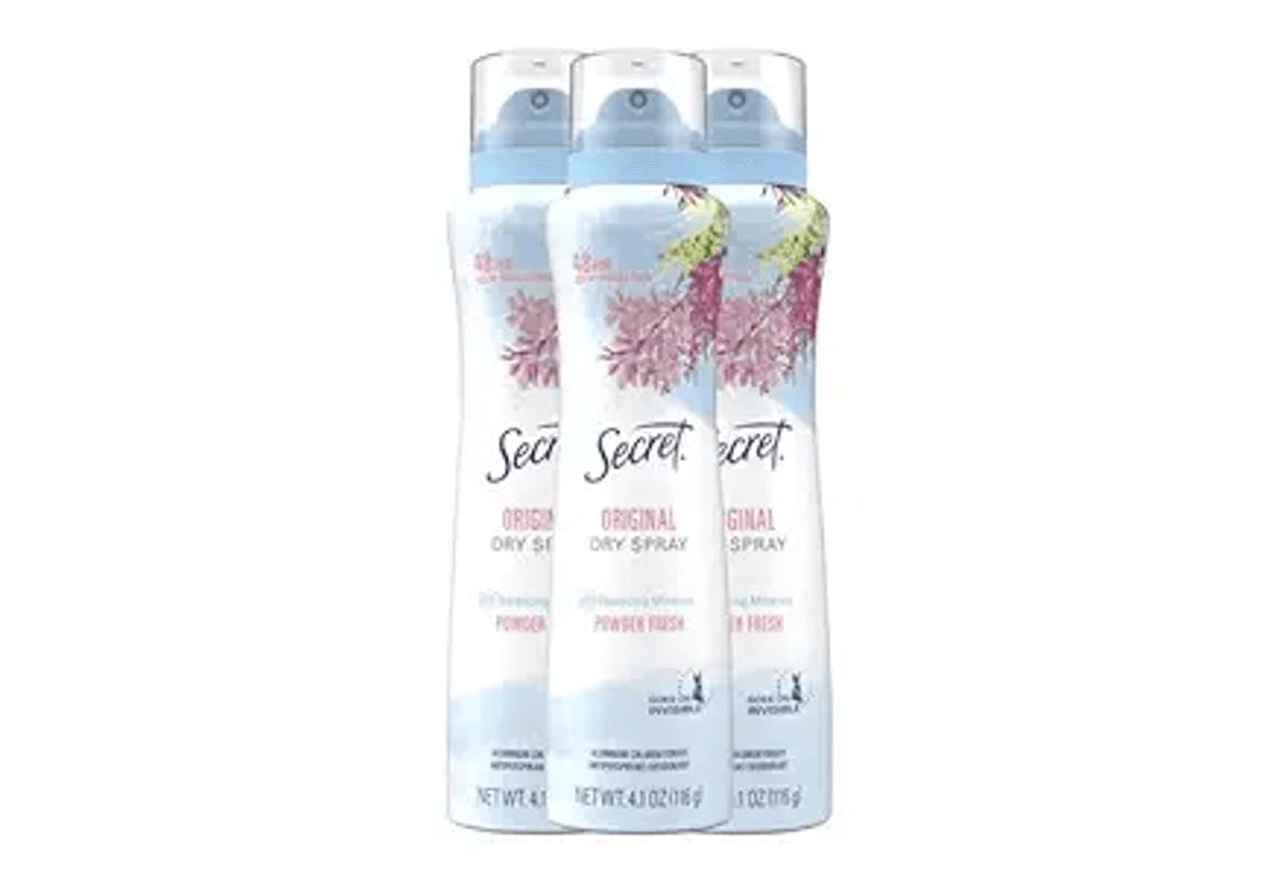 Secret Dry Spray Deodorant 3-Pack