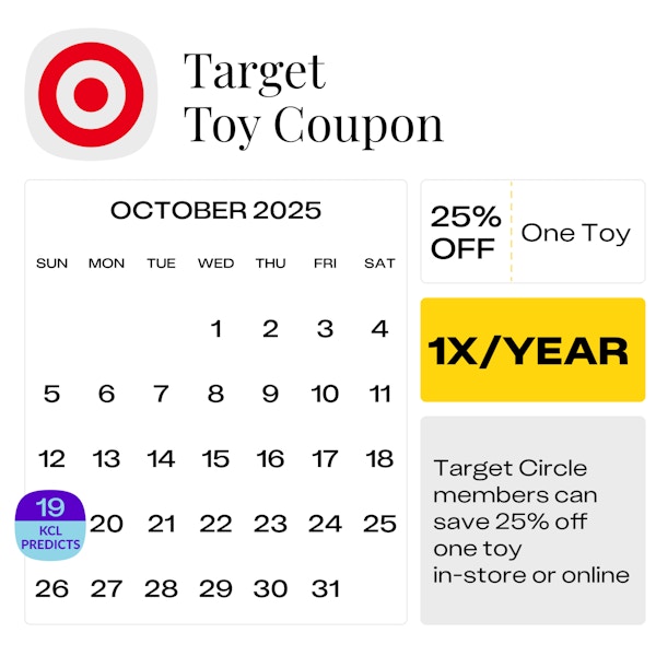 Target Toy Coupon — October 2025