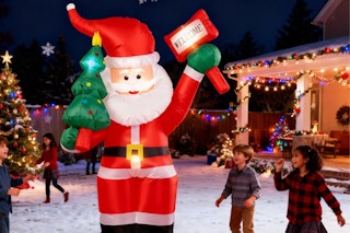 B0FNVHSLB2 Inflatable Santa
