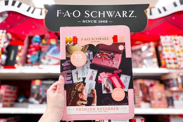 FAO Schwarz Fashion Designer Activity Art Set, Only $11.87 at Target card image
