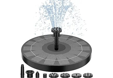 Solar Bird Bath Fountain Pump