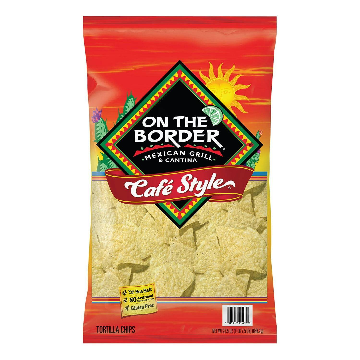 On The Border Tortilla Chips Bag