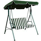 Costway Loveseat Patio Canopy Swing Glider