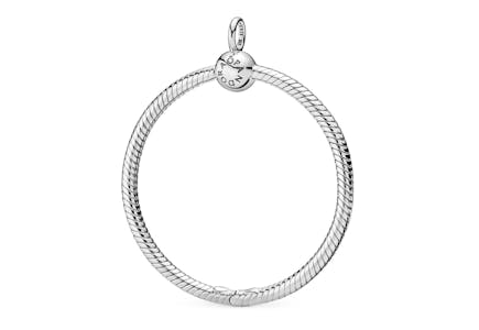 Silver O Pendant