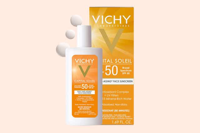 Vichy Face Sunscreen, as Low as $16.63 on Amazon card image