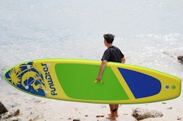 This $210 Inflatable Paddleboard Is Just $78 After Amazon Discounts card image