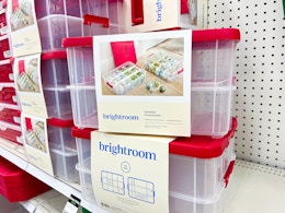 Brightroom Stackable Ornament Storage Boxes, as Low as $9.12 at Target card image