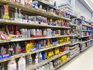 Automotive aisle at Walmart