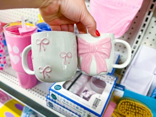dollar general bow mugs