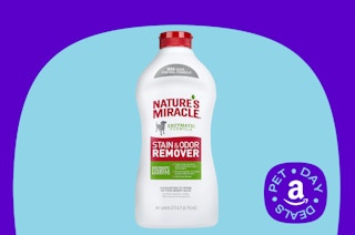 a bottle of stain and odor remover