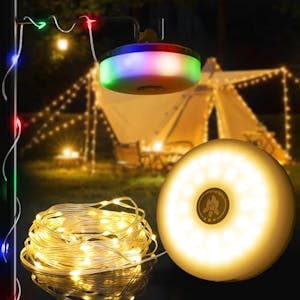 Retractable RGB LED String Light