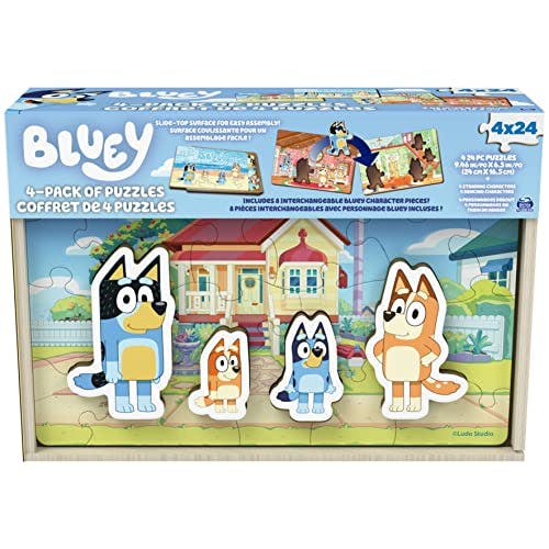 Bluey Puzzles 4-Pack