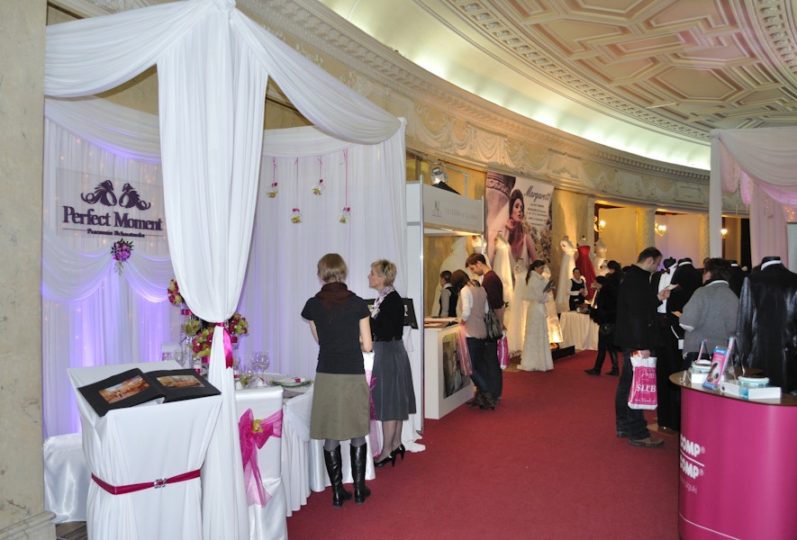 Visitors at a Bridal Fair