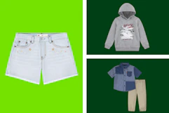 Levi's Kids' clothes in a collage