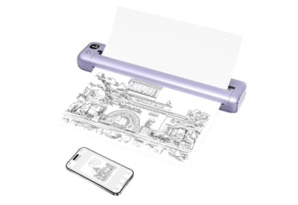 Portable Inkless Thermal Printer