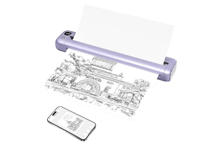 Portable Inkless Thermal Printer