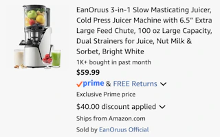 Amazon 3-in-1 Cold Press Juicer 2026 2