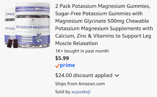 Amazon Potassium Magnesium Gummies 2026 2