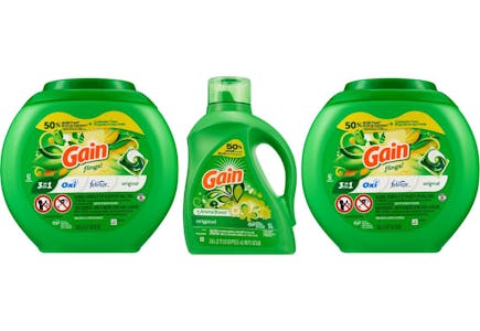 3 Gain Detergents (145 Loads)