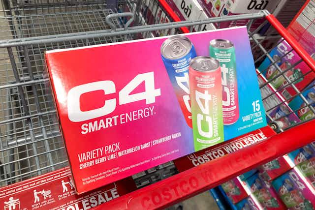C4 Smart Energy Drinks 15-Pack, Just $13.99 at Costco (Reg. $18.99) card image