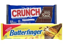 1 Crunch + 1 Butterfinger Bar