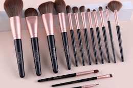 4.5-Star-Rated 16-Piece Makeup Brush Set, Only $8.49 on Amazon card image