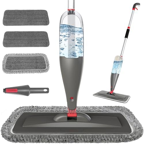 Spray Mop with 3 Washable Pads