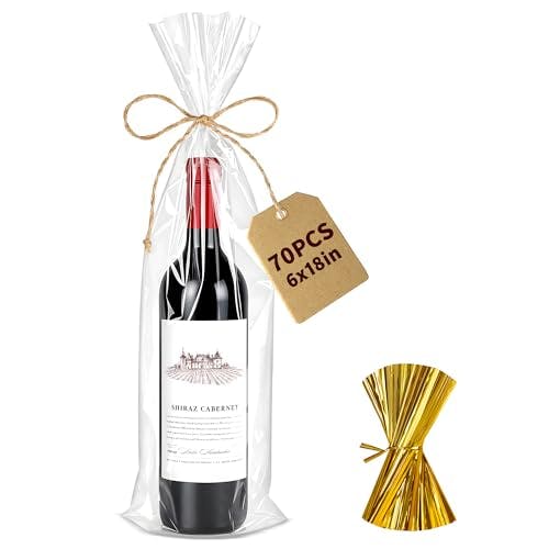 Cellophane Wine Bottle Bags