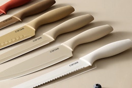 12-piece neutral tone knife set